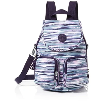 Image of Kipling Women&#039;s Firefly Up Backpacks, Brush Stripes, One Size