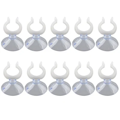 Image of HALJIA 10PCS 23MM Aquarium Fish Tank Suction Cups Airline Hose Pump Air Line Tubing Holder