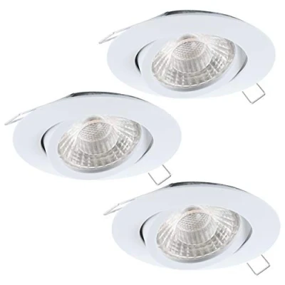 Image of Eglo Recessed Light, Aluminium, GU10, 5 W, White
