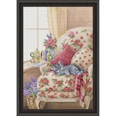 Image of Luca S Cross Stitch Kit Sweet Dreams, BU5017, Counted for Adults, Needlecraft and Embroidery