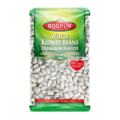 Image of Bodrum White Kidney Beans (Dermason) 1kg x 5 Pack