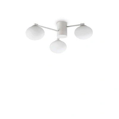 Image of Hermes 3 Light 60cm Globe Ceiling White