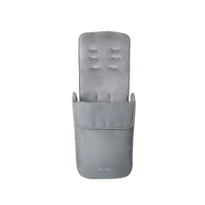 Image of Silver Cross Zest Footmuff Pram Accessories Stroller Foot Warmer Water Resistant Glacier