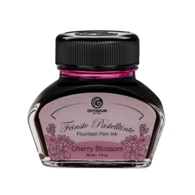 Image of Fountain Pen Ink Pastel Rose &quot;Cherry Blossom&quot; 30ml, Calligraphy Ink, Writing for Glass nibs