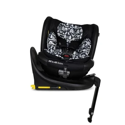 Image of COSATTO All in Extra i Size 360 Spin Rotating Car Seat Swivel, Group 0+123, 0 36 kg, 12years, ISOFIX, ERF, Exclusive Anti Escape System (Silhouette)