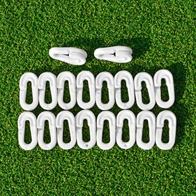 Image of FORZA Football Goal Net Clips [Bulk Buy] 7x Pack Sizes Hard Wearing Plastic &amp; 100% Weatherproof Compatible With All Goals Easy To Secure Accessories (Pack of 80)