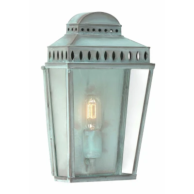 Image of Mansion House 1 Light Outdoor Wall Lantern Verdigris IP44, E27