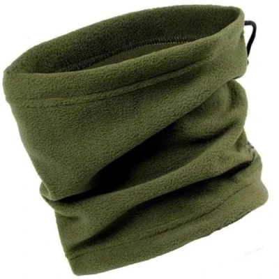 Image of Tomsey® Thermal Unisex Snood Scarf Neck Warmer Winter Ski Wear Tube Fleece Motorbike Cycling Running Earmuff Cover (Green)