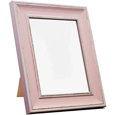 Image of FRAMES BY POST Scandi Vintage Distressed Pink Picture Photo Frame 6 x 4 inch