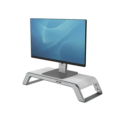 Image of Fellowes 8064201 Hana Monitor Support White 230V