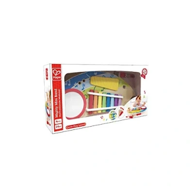 Image of Hape E0612 Mighty Mini Band All in One Wooden Musical Instrumental Play Board