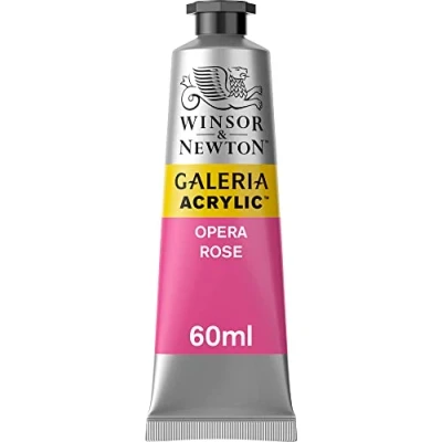 Image of Winsor &amp; Newton SG Education GAL 2120448 Full Range of Galeria Acrylic, 60 mL Tube, Opera Rose