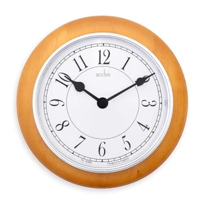Image of Acctim Newton Wall Clock Natural