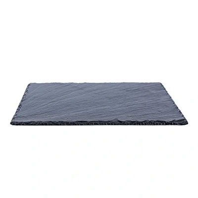 Image of Tcrogsciss Slate Cheese Board Tray Serving Tray, 8 * 12 Inch