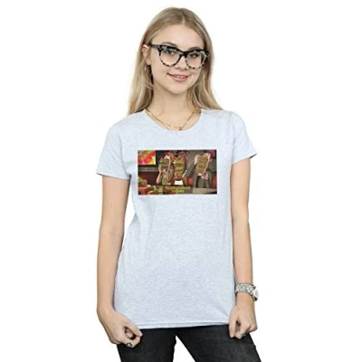Image of Absolute Cult Scoobynatural Women&#039;s Supernatural Snacks T Shirt Sport Grey Large