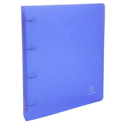 Image of Exacompta Ref. 51369E 1 semi rigid PP Chromaline binder 4 round rings, diameter 30 mm Spine 40 External dimensions: 32 x 26.8 cm Format to file A4 Maxi 5 random colors