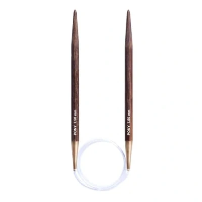 Image of Pony Perfect Circular kni. needles wood 80cm 7.50mm 1pc