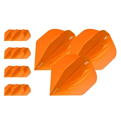 Image of Target Darts Unisex Pro. 5 x Sets of ID Pro Ultra Orange No 2 Dart Flights 15 in total, Orange, No.2 UK
