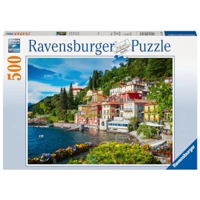 Image of Ravensburger Lake Como, Italy 500 Piece Jigsaw Puzzle for Adults &amp; Kids Age 10 and Up