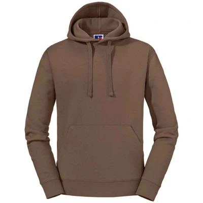 Image of Russell Athletic Mens Authentic Hoodie (Mocha Brown) Multicolour Size 2XL