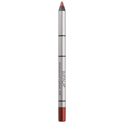 Image of IMPALA Creamy Waterproof Lip Pencil Bronze Color 219 Permanent Liner Long lasting Volumizing Effect