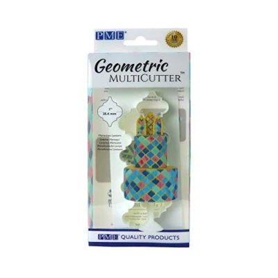 Image of PME GMC181 Geometric Multicutter for Cake Design Moroccan Lantern, Small Size