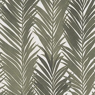 Image of Palm Trees White Green Feather Floral Wallpaper Paste The Paper Feature Wall Textured Non Woven Solid Thick Heavy Duty Designer