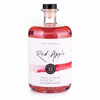 Image of Red Apple Handmade Gin Liqueur 70cl Premium Craft 20% ABV
