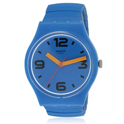 Image of Swatch Men&#039;s Analogue Quartz Watch with Silicone Strap GN251B