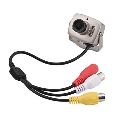 Image of Nimoa Security Camera, Mini 6LED Wired CMOS CCTV Camera Night Vision Digital Video Infrared Hidden PAL/NTSC(PAL)