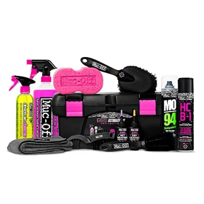 Image of Muc Off eBike Ultimate Bicycle Cleaning Kit Bike Kit, Bundle for Electric Bikes Set Includes Cleaner and Degreaser