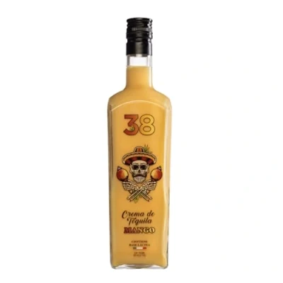 Image of Tequila 38 Mango Cream Perfectly balanced Sweet and Sour Notes Made Using Reposado 15% vol. 70cl Destilerias Espronceda