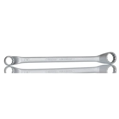 Image of GEDORE Double ended ring Spanner, AF 19+24 mm, Offset, 5 angled, Slender, Bi hex, UD profile, 2 19X24
