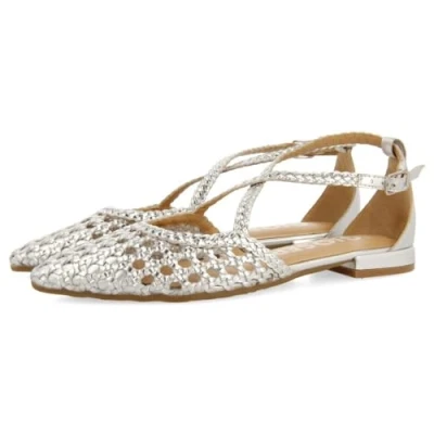 Image of GIOSEPPO Women&#039;s Leskovic Ballet Flat, Metallic Silver, 6 UK