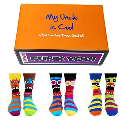 Image of Gifts from Handpicked United Oddsocks â“ Mens Socks Cool Uncle Novelty UK 6 11