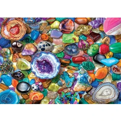 Image of Crystals and Gemstones 1000 Piece Jigsaw Puzzle
