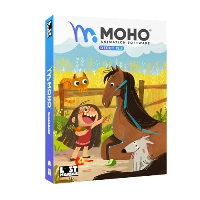 Image of Moho Debut 13.5 Create your own cartoons and animations in minutes Software for PC Mac OS