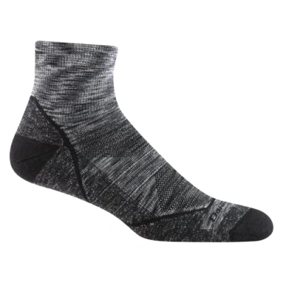 Image of Darn Tough Light Hiker 1/4 Lightweight with Cushion Sock LG (US 10 12) SPACE GREY