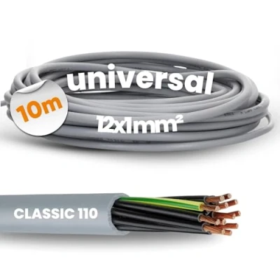 Image of Lapp 1119212 Ölflex Classic 110 PVC Control Cable 12 x 1 mm² with Green/Yellow Protective Conductor 12G 1.0 I Core 10 m