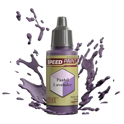 Image of The Army Painter Speedpaint Pastel Lavender 2.0, Single Acrylic Paint 18ml One coat Painting Soloution For Fantasy Tabletop Miniatures Like Warhammer 40k And Dungeons Dragons Figures