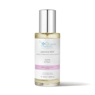 Image of The Organic Pharmacy, Jasmine Mist, With Retinol, Hyaluronic Acid, Vitamin C &amp; AHAs, Vegan, Subtle Fresh, Plumps and fills fine lines, For All Skin Types 50ml