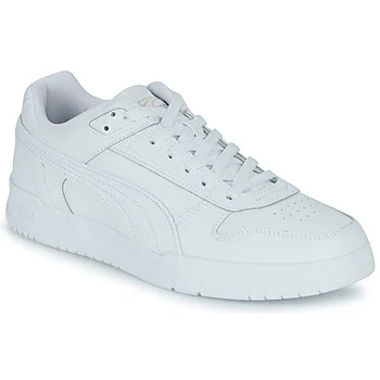 Image of Puma RBD GAME Unisex Trainers, Size: 6, White/white team gold Leather and textile