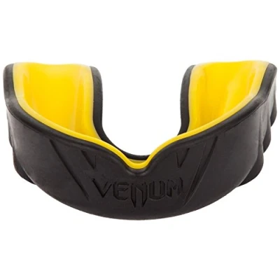 Image of Venum, Challenger Mouthguard, Unisex Adult, One Size, Black/Yellow