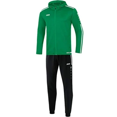 Image of JAKO Striker 2.0 M9419 Men&#039;s Tracksuit Polyester with Hood Sports Green/White S