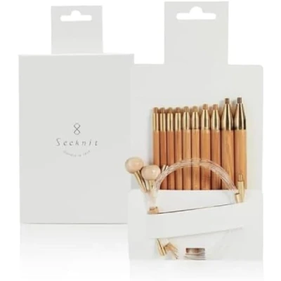 Image of Seeknit Interchangeable Circular Needle Set, White, L
