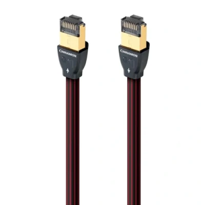 Image of AudioQuest 5m RJ/E Cinnamon Network Cable Cat7 Black Cables (5m, Cat7, RJ 45, Black)