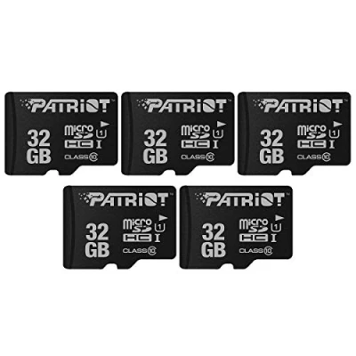 Image of Patriot Memory LX Series micro SD Flash card 32GB PSF32GMDC105 5 PACK