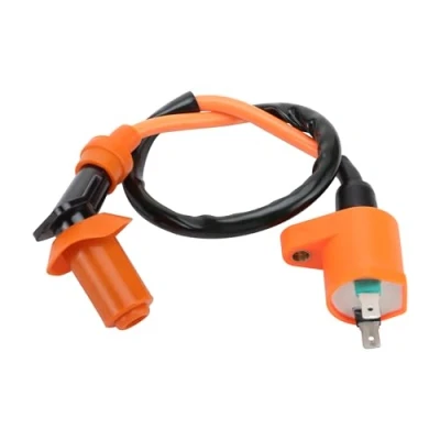 Image of GOOFIT 135 Degree Elbow Ignition Coil for GY6 50cc 60cc 80cc 125cc 150cc ATV Go Kart Moped Scooter