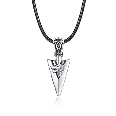 Image of ZIPPICE Arrowhead Necklace 925 Sterling Arrow Pendant Animal Jewellery for Men Women Unsex