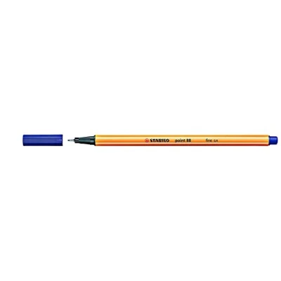 Image of Stabilo Point 88 Fineliner Blue 1pc (S) Fineliners (Blue, Blue, Orange, Metal, 0.4 mm, 1 pc (S))